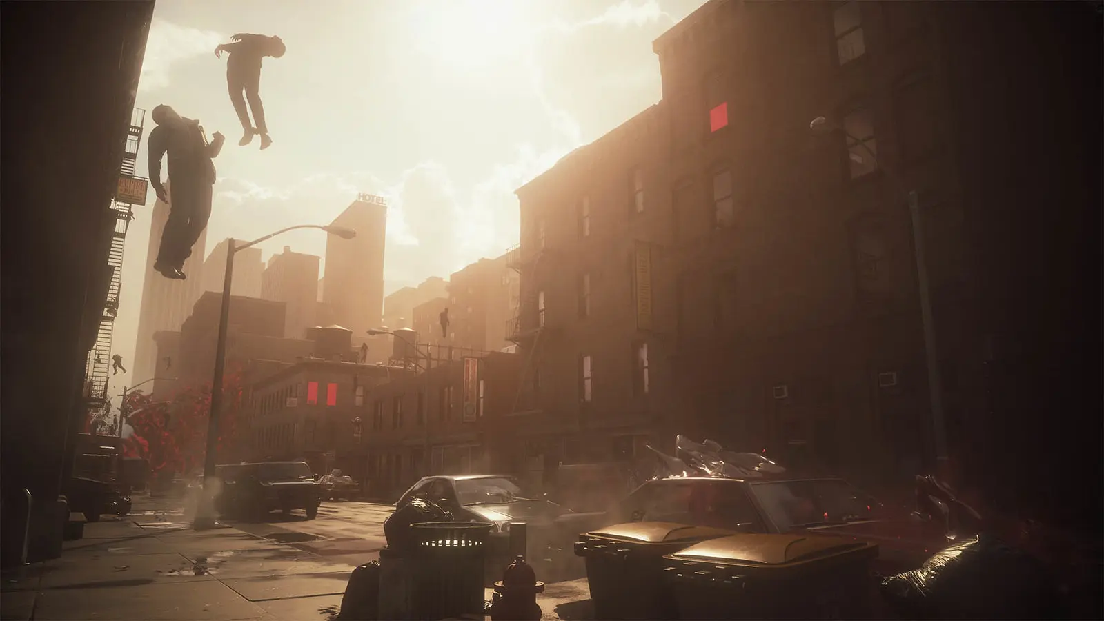 A gravity-altered Manhattan street in CONTROL Resonant
