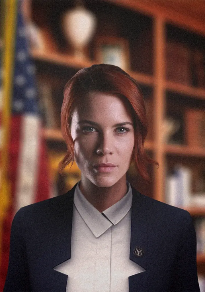 Jesse Faden's Director portrait from CONTROL